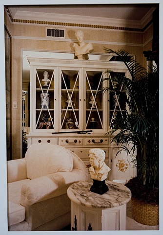 UNTITLED (PLASTER BUSTS AT IN STUDY AT ELVIS'S GRACELAND)