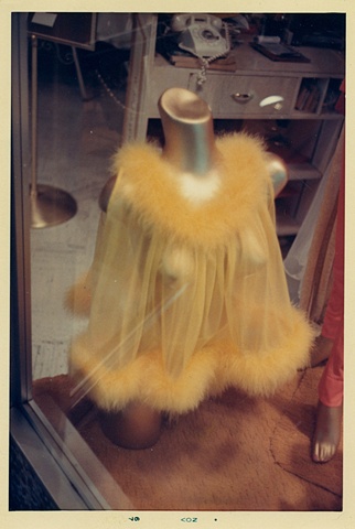 UNTITLED (YELLOW NEGLIGEE IN WINDOW DISPLAY)