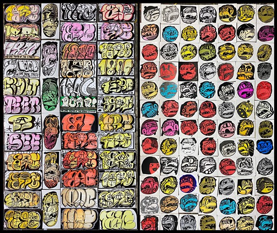 18aC Throwie & Mascot Stickers - 2023