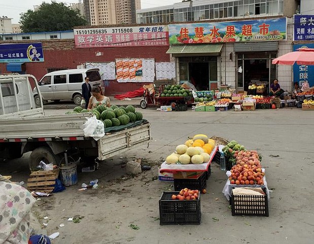 Lanzhou Melon Street Vendors
