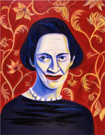 Portrait Diana Vreeland for American Illustration