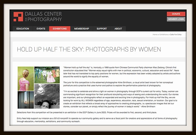 June 2023- Dallas Center for Photography