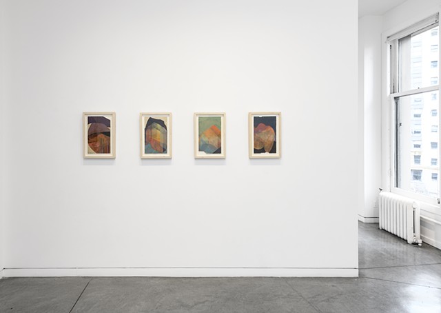Installation views of Boundary Convergence at Maybaum Galley 2026