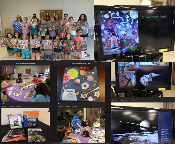 I was featured at Star City Branch Library in Arkansas in July, 2019.