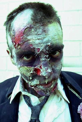 Make-up created for Halloween around 2003.