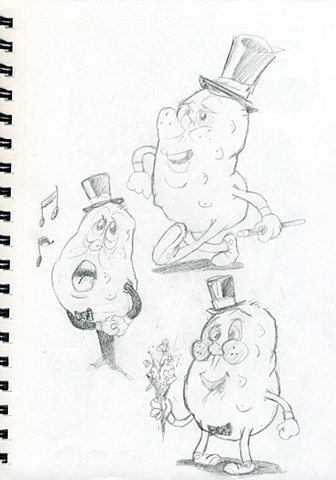 Mr. Potato chip head