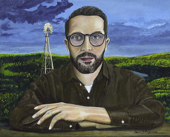Artist Self-Portrait, Brian J. Magnuson