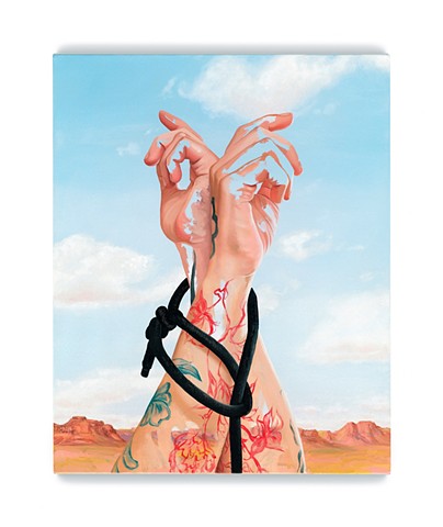 Soften the knot, 2026 Oil on canvas 76 x 61cm