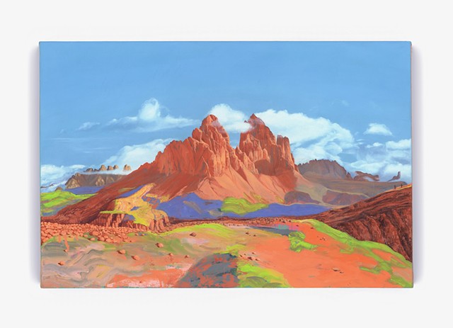 Passing through, becoming, 2026 Oil on canvas 91cm x 61cm