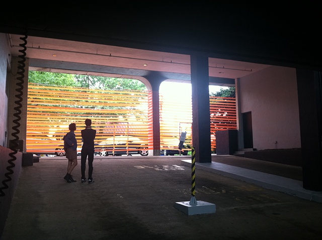 A Moment In Time,
(site specific to (e)merge art fair '11)