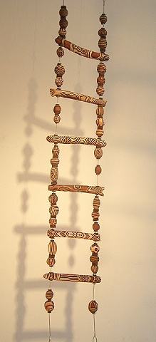 ceramic ladder hanging