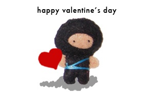 ninjas like valentine's day