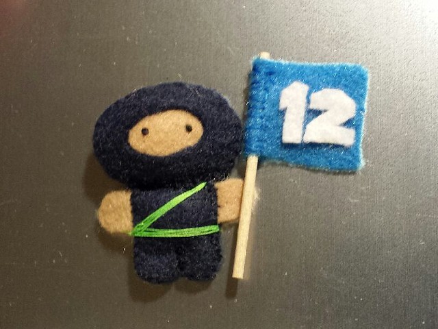 12th man ninjas ready for the super bowl