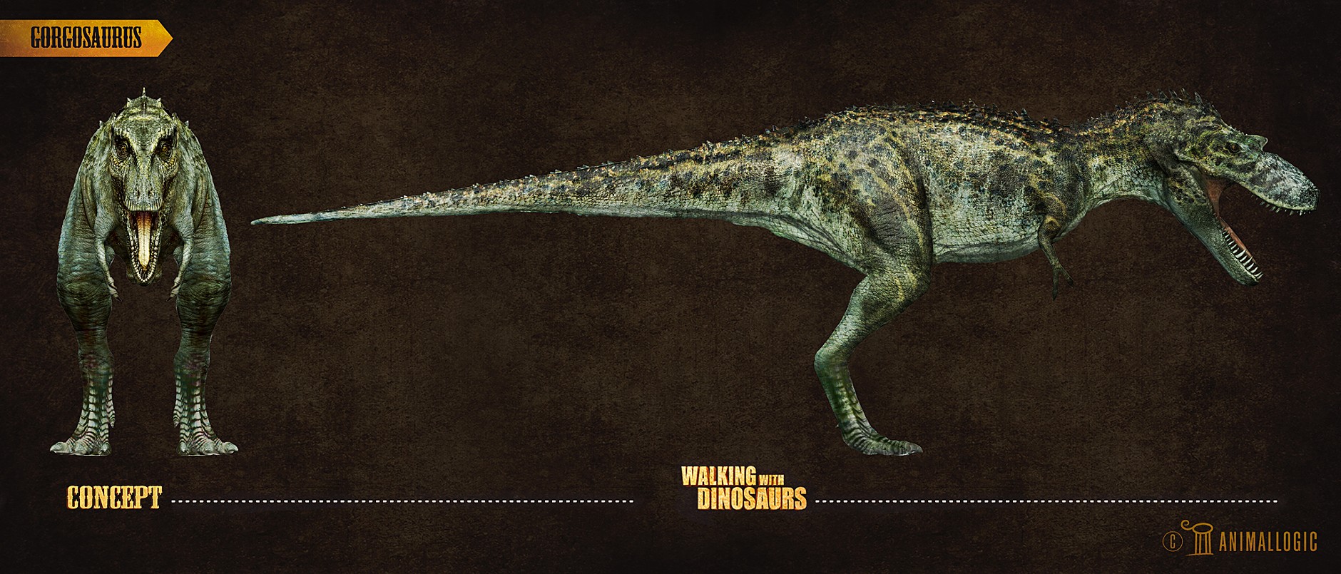 gorgosaurus walking with dinosaurs