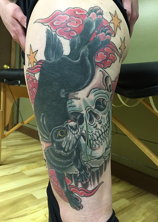 Black Rabbit and Skull