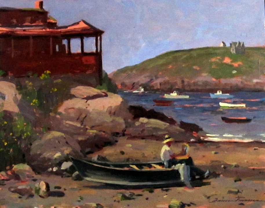 "Monhegan Morning Painter"