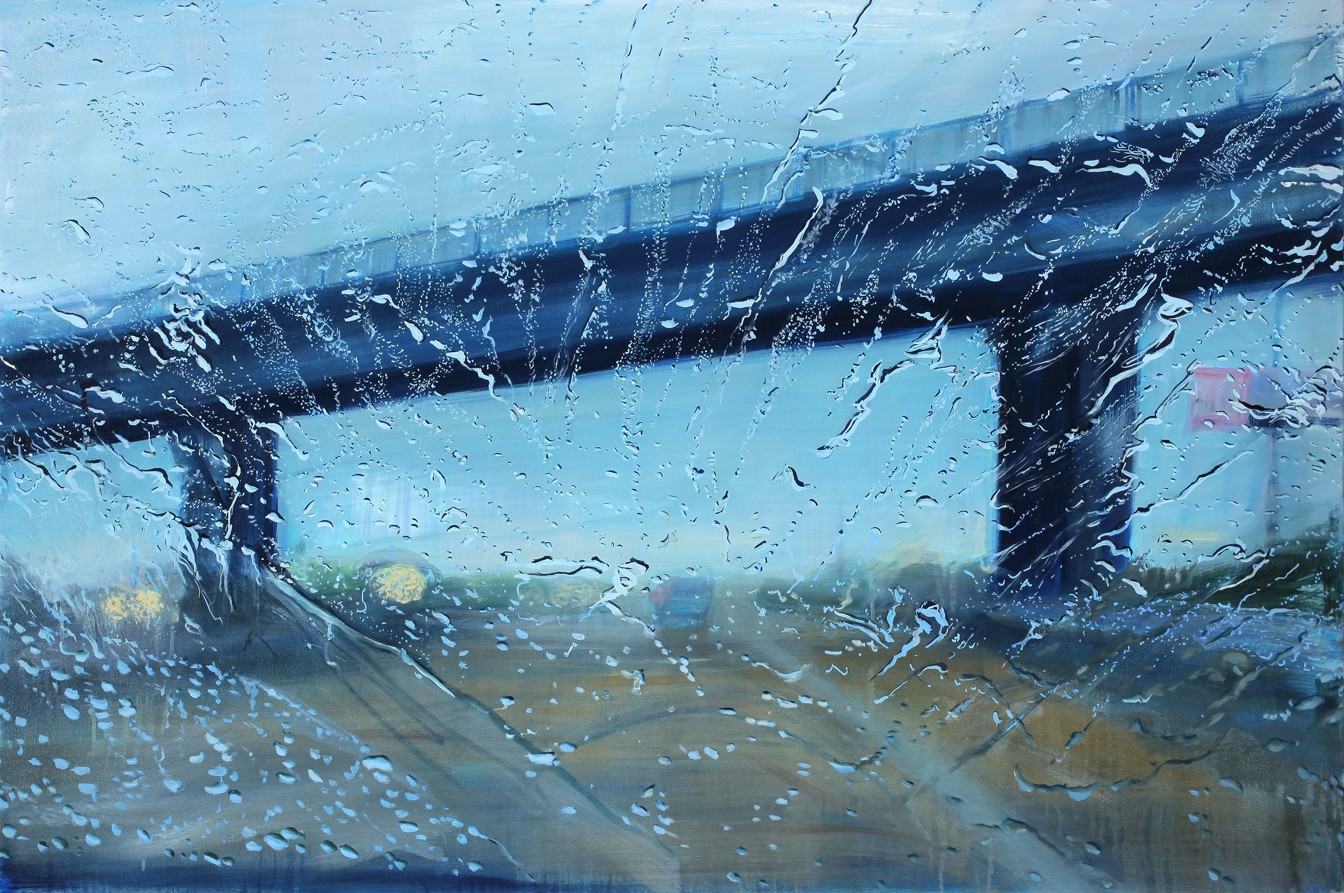 Дождь ис. Дождь рисунок. Рисование дождя. Живопись пасмурный день. Нарисовать дождь.