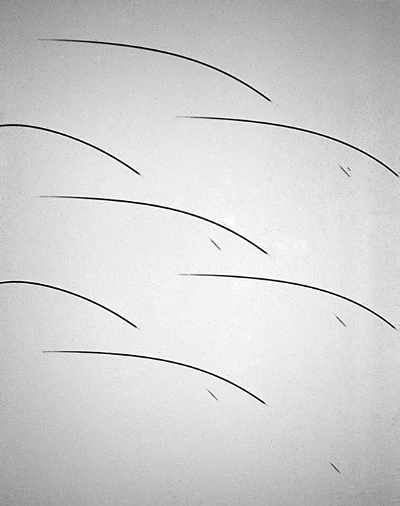 Moon, all Night
7 pinhole camera
(negative on paper)
1974