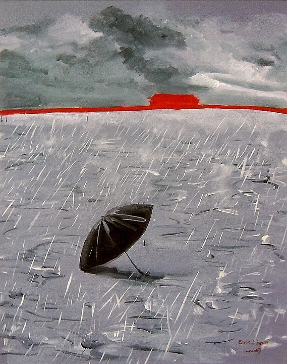 The Umbrella in the Rain