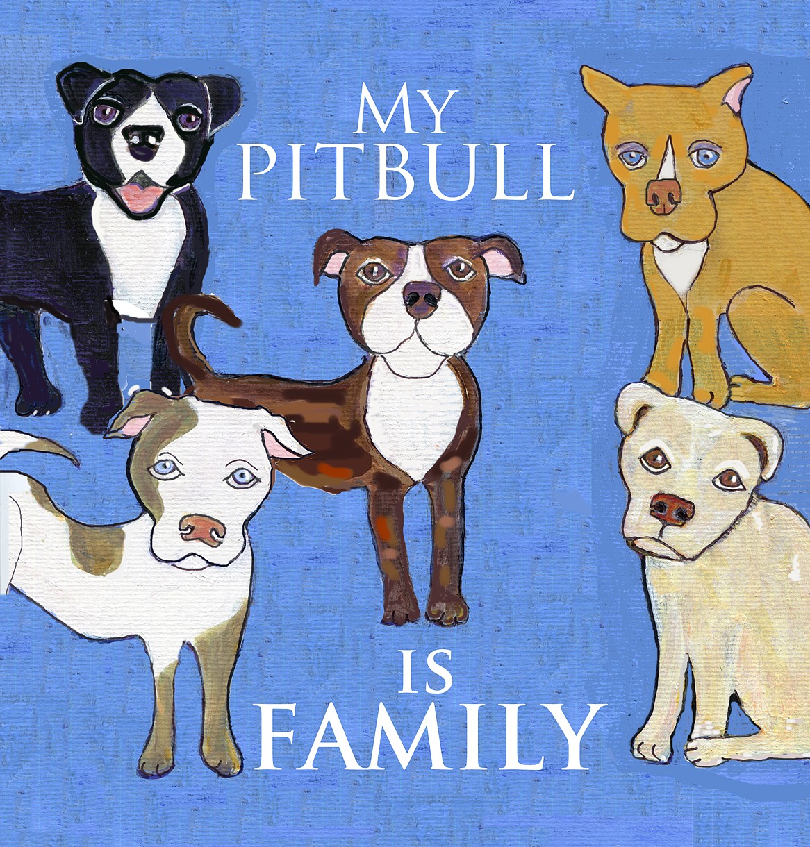 my pitbull is family