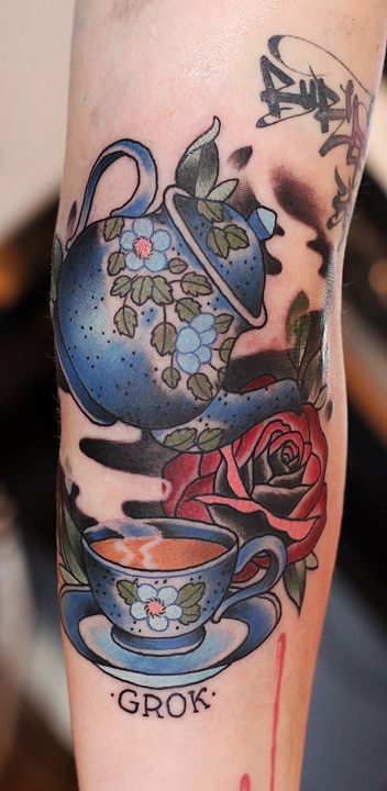 Teapond 🌿 . . . #tattooideas #colortattoo #cottagecore #utahtattooar... |  TikTok
