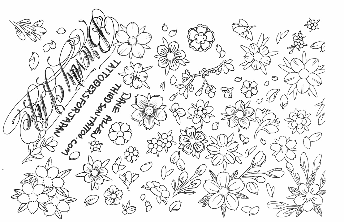 Third Son Tattoo Blossom Flash