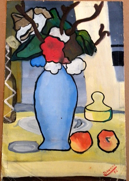 E Maki My Interpretation Of The Blue Vase By Paul Cezanne