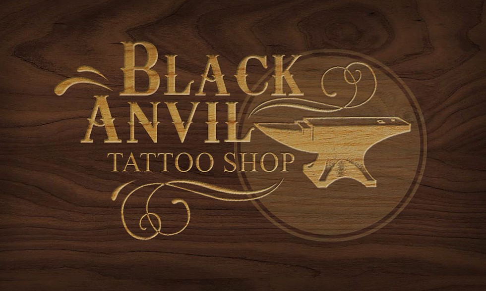 anvil tattoo patterns black and white