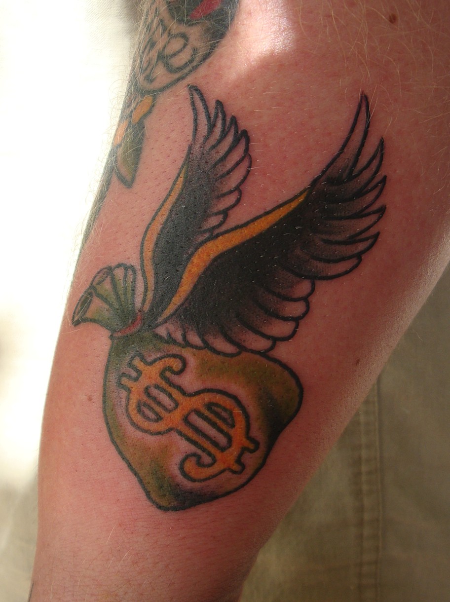 moneybag tattoo