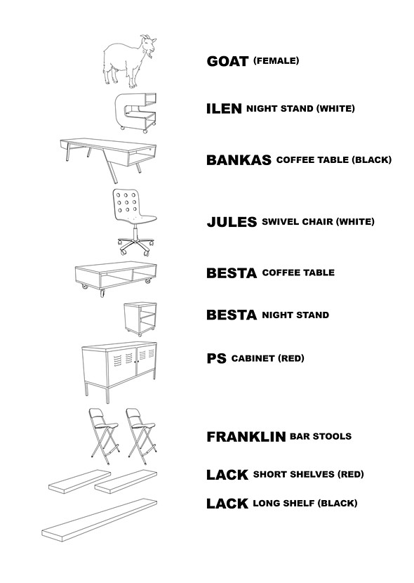 Ikea Bankas Coffee Table