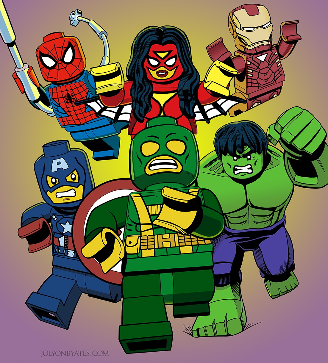 spider woman lego