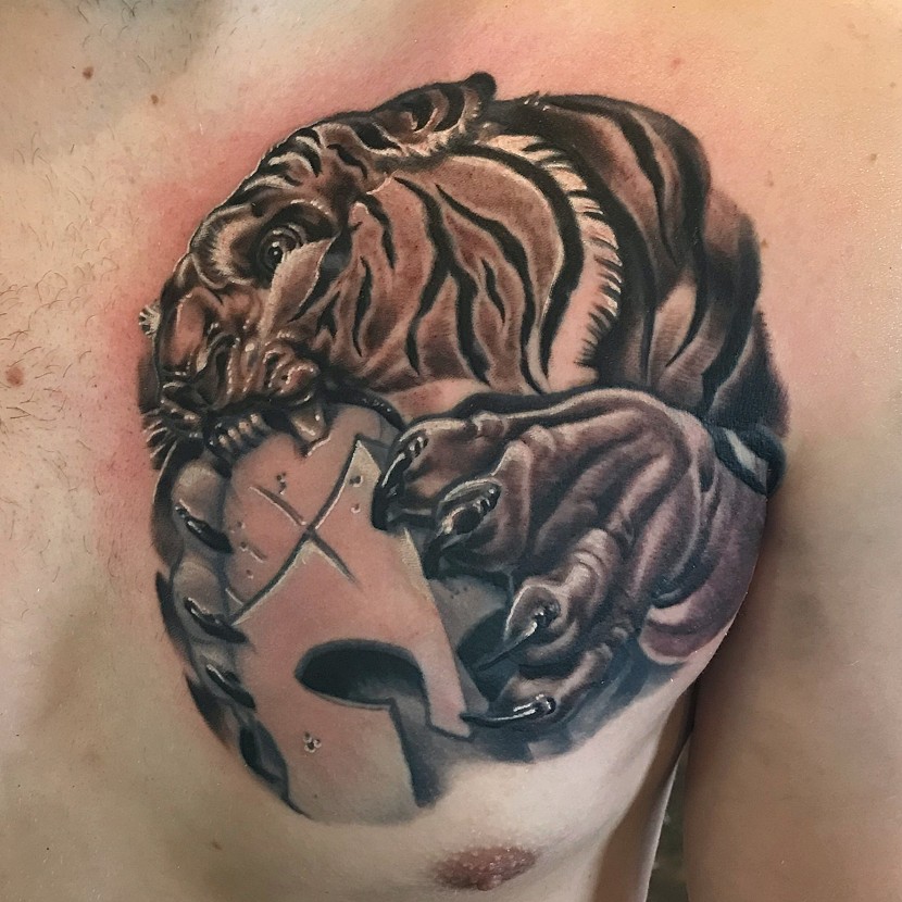 Blind Tiger Tattoo