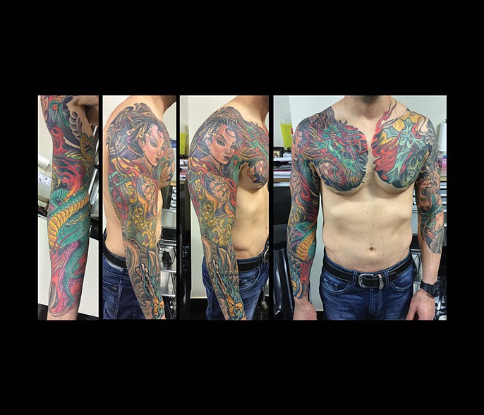 Craftsman tattoo parlour