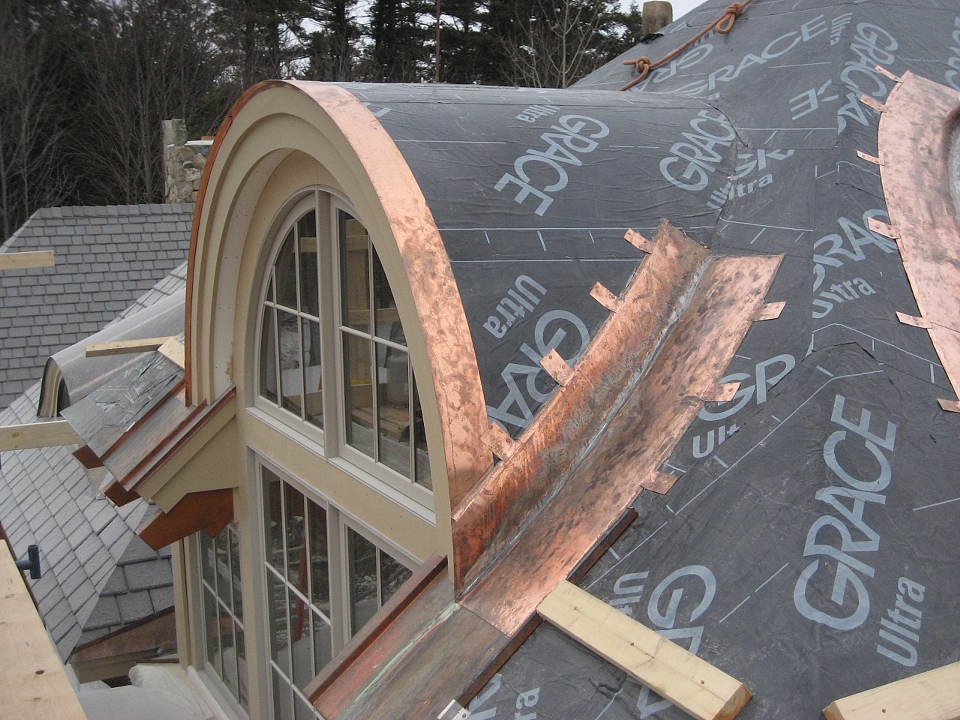 Mccrillis Hill Copper Works Barrel Roof Construction