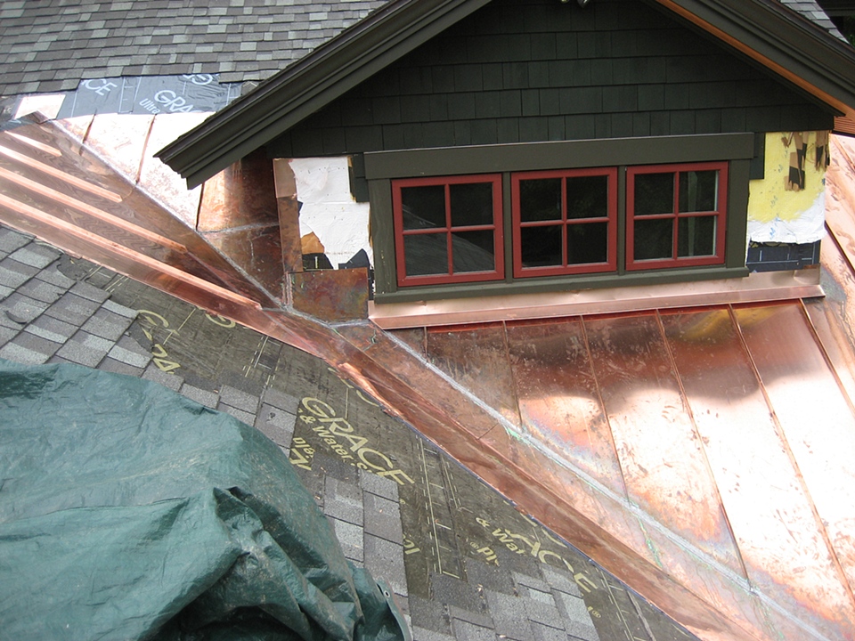 Mccrillis Hill Copper Works Dormer To Valley Flashing