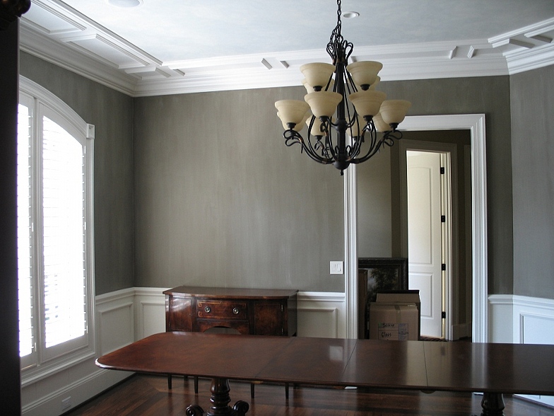 Three part glaze finish