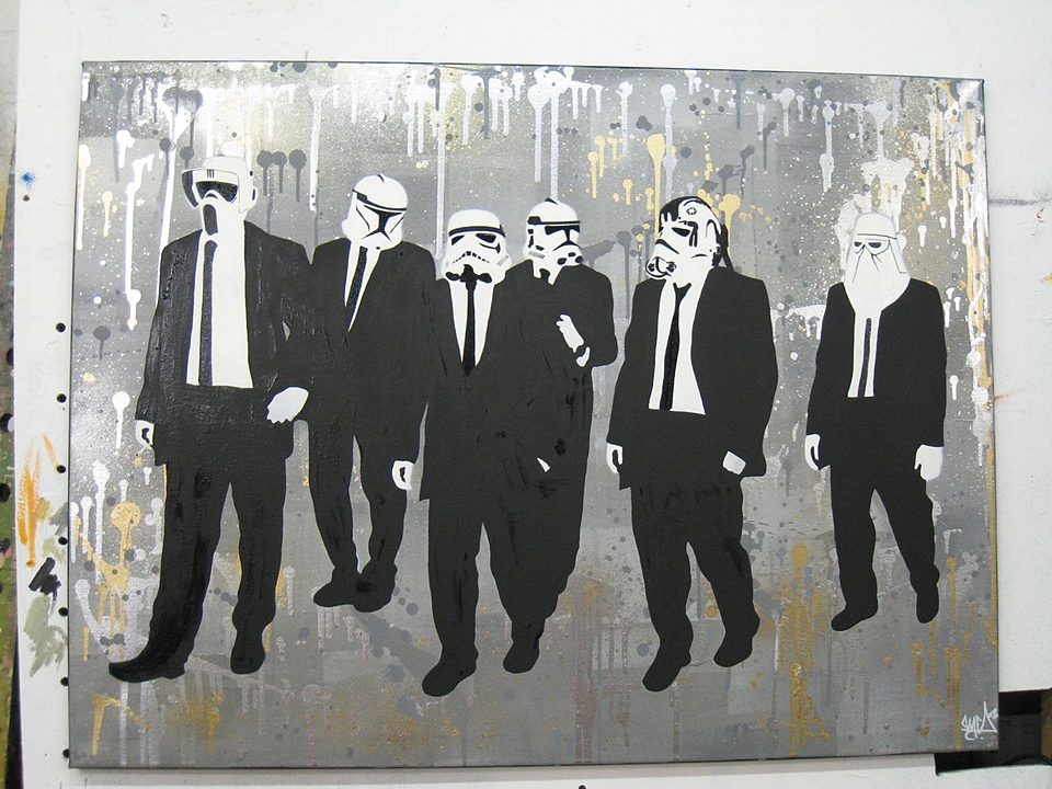 RESERVOIR TROOPERS - GOLD,GREY,CHROME